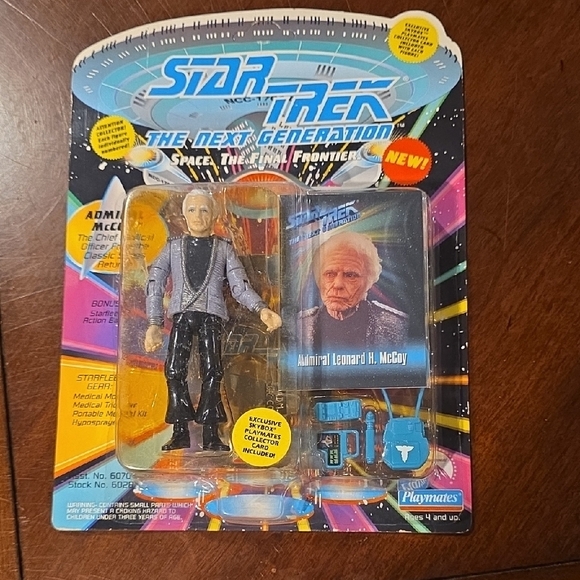 Playmates Toys Other - Star Trek Admiral Leonard H McCoy Action Figure with Gray Uniform